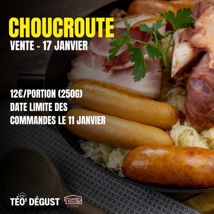 🥨 TEO'DEGUST CHOUCROUTE 🥓