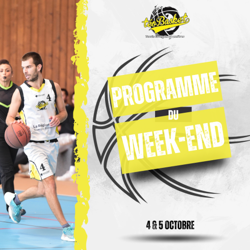 🏀Planning du week-end 📆