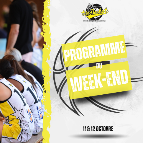 🏀Planning du week-end 📆