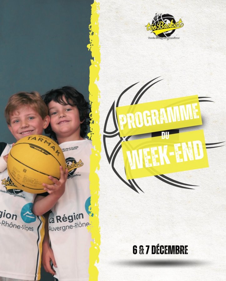 Planning du week-end 📆