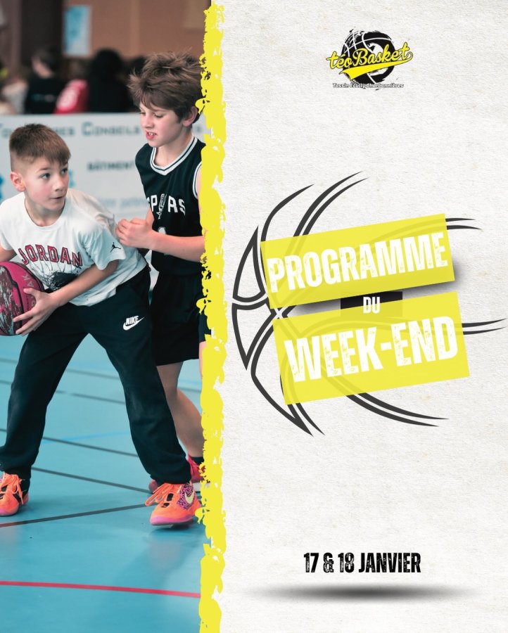 📆PLANNING DU WEEK-END🏀